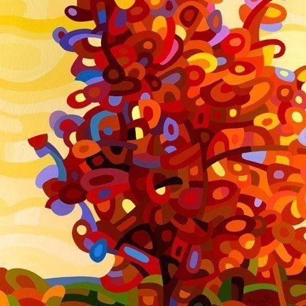 Abstract Fine Art Print 5x7 - Fiesta