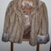 Vintage Ladies FAUX Fur Capelet- Short Jacket by Glenoit- Regina Glenara Designs 1950's VGC
