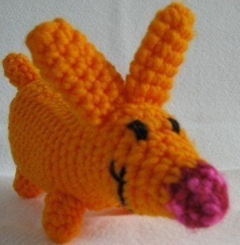 PDF - Frank the Weiner Dog Amigurumi Crochet Pattern