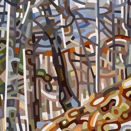 budanArt 8.5 x 11 Print - Winter Hill
