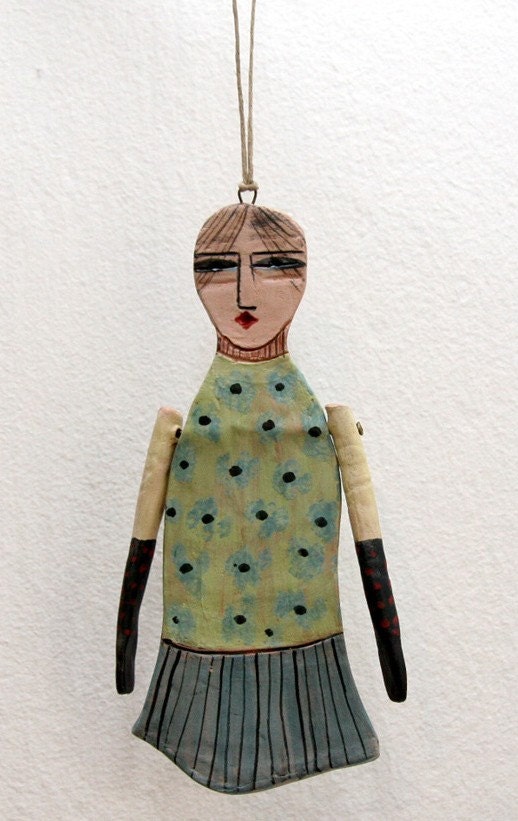 Blue Eyes -------- Ceramic Marionette.