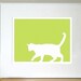 Mod American Shorthair Cat Fine Art Print