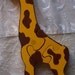 Wood Giraffe Puzzle, Hand Painted, Wood Creations and Crafts by Carolina Country Crafts