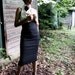 Pretty Birdie's High Waist Hemp Twill Pencil SKirt