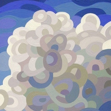 Abstract Fine Art Print 5x7 - Clouds