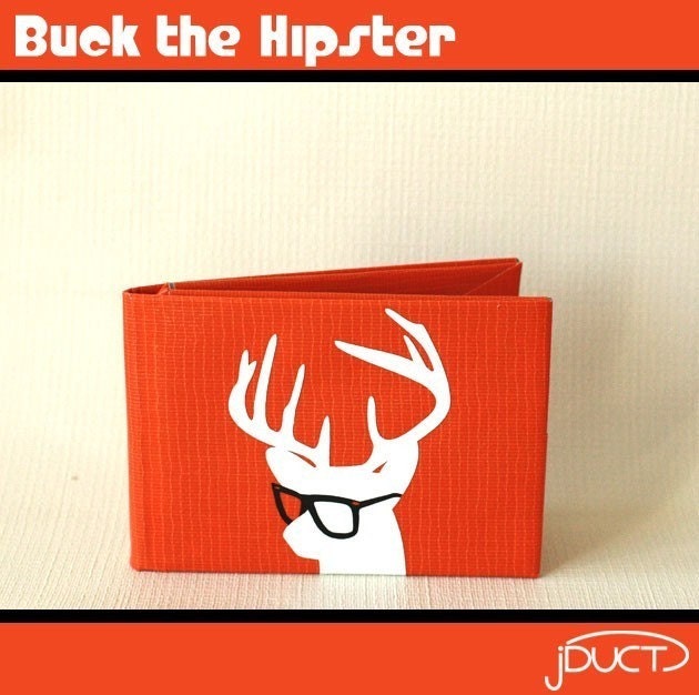 Buck the Hipster Duct Tape Wallet