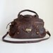 5 pocket Lynx bag in walnut wood brown