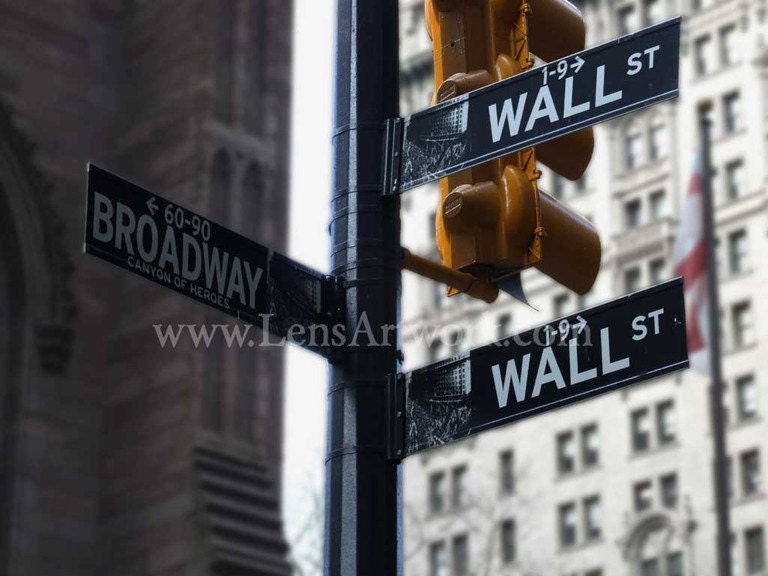 Intersection - fine art giclee print of New York City