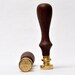 Wooden Wax Seal Stamp & Wax Stick Set