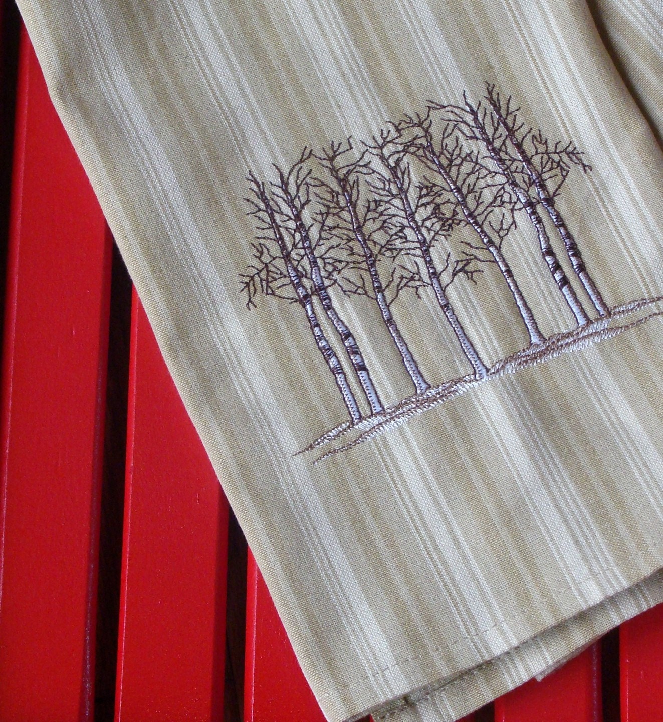 Winter Trees Tea Towel