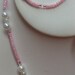 lovely pink beaded fashion jewelry set.... fashionable