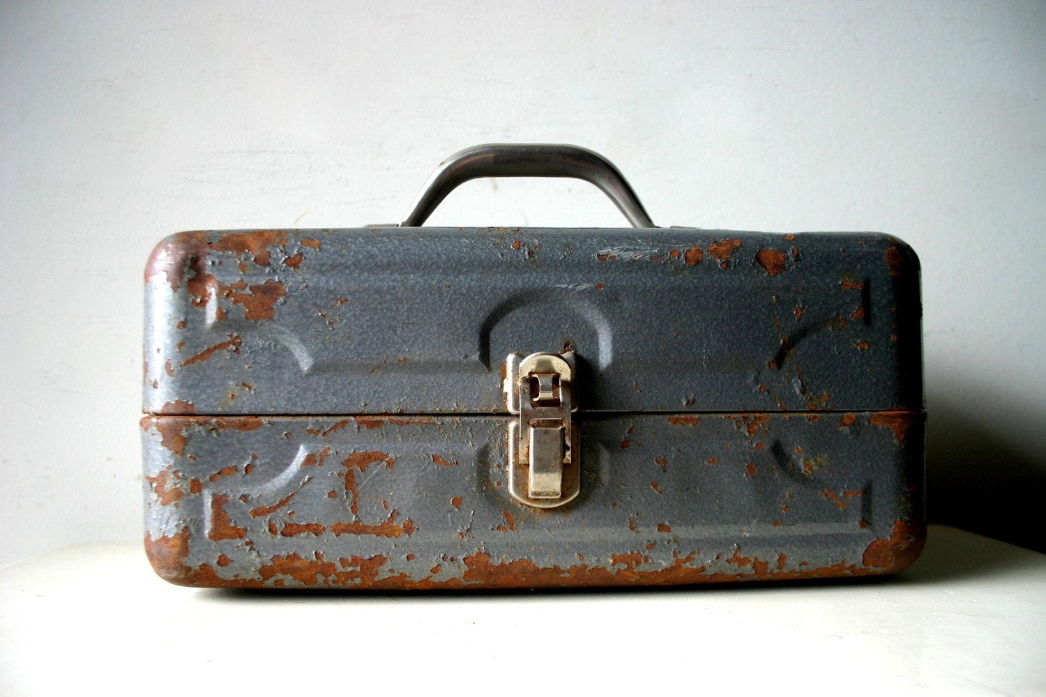 Vintage Industrial Metal Box