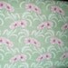 ON SALE  RJR Bungalow 6051-3 Sage green with pink poppy, one yard