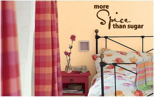 more Spice than sugar-Vinyl Lettering wall words graphics Home decor itswritteninvinyl