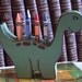 Wooden Dinosaurs set,  2 Puzzles and Crayon holder,  Buy as  a set and save