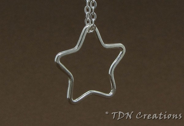 My lucky star sterling silver pendant