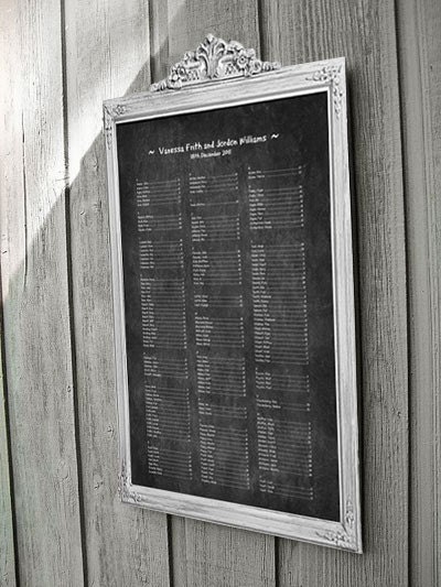 printable chalkboard seating chart