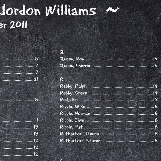 printable chalkboard seating chart