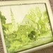 Shabby Chic Vintage Small Town Framed Pictures Set of Two