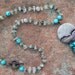 WESTERN SKY Necklace (Apache Jasper, Turquoise, Rutilated Quartz, Agate, Copper)
