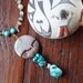 WESTERN SKY Necklace (Apache Jasper, Turquoise, Rutilated Quartz, Agate, Copper)