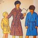 Vintage Bathrobe Sewing Pattern for Boys 1970s Simplicity 9635 Chest 23