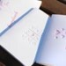 Letterpress Valentine card, xoxo and tic-tac-toe.