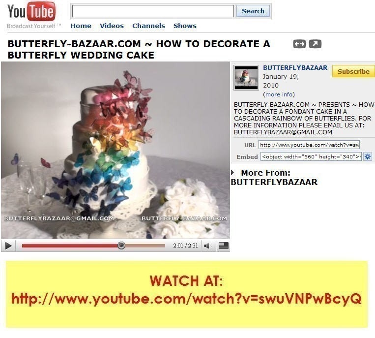45x 3D Transparent Butterfly Rainbow like Martha Wedding Cake Topper Weddings Decoration Made in the USA