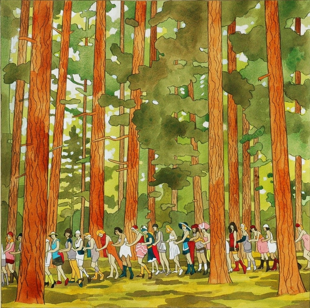 My People Were Fair And Had Sky In Their Hair  5x7 giclee
