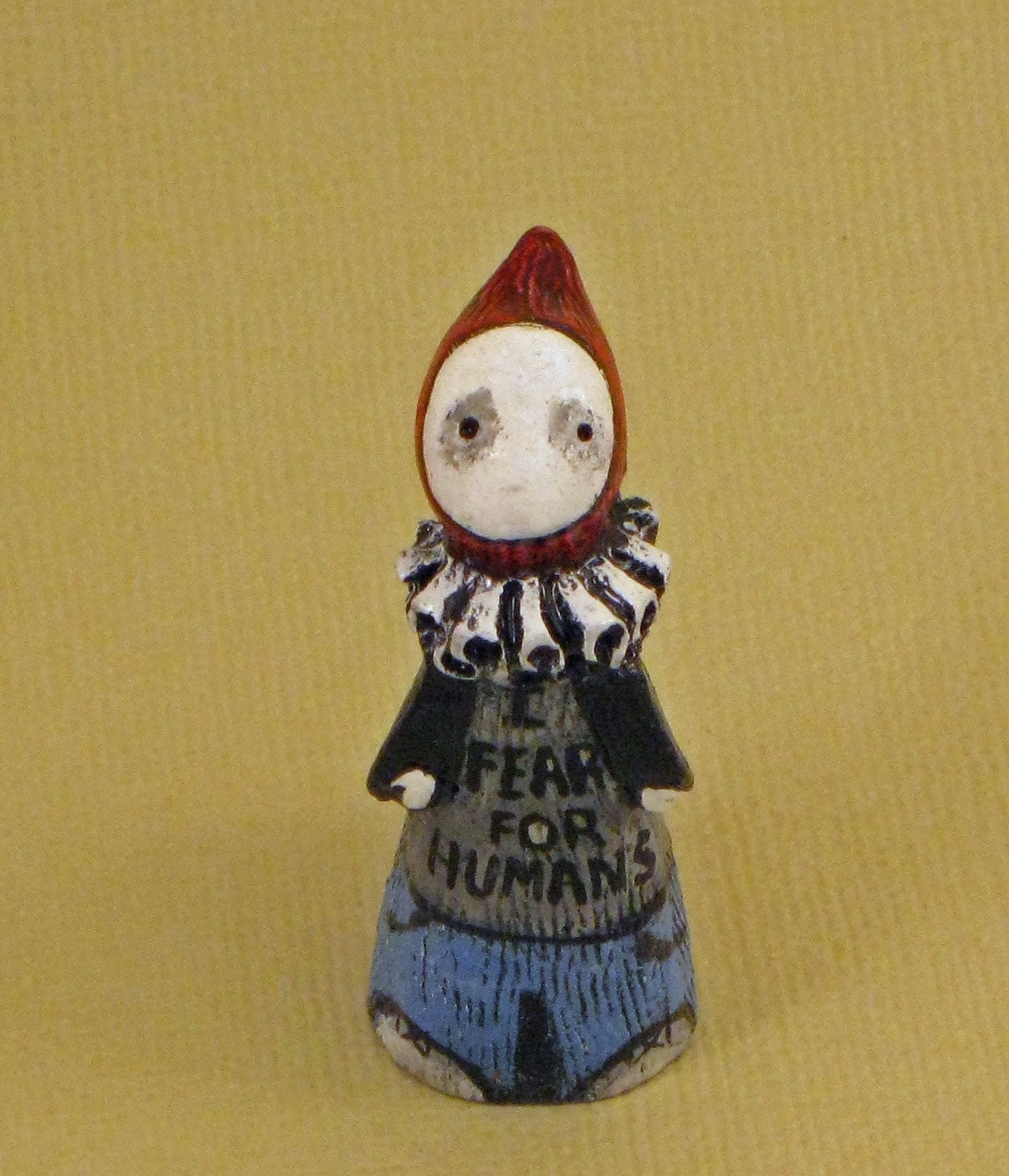 Gas Mask Poppet - Lisa Snellings-  I Fear For Humanity