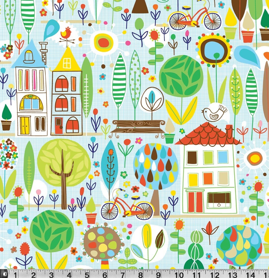 Spring Street Buzzing Gardens Carolyn Gavin  1 yard