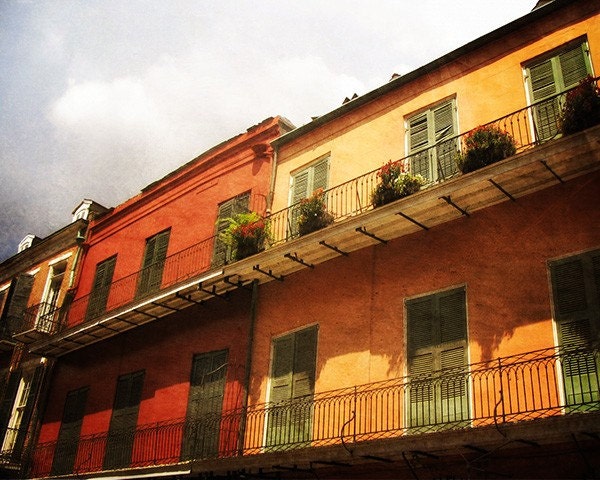 Photograph of New Orleans French Quarter 8"x10" Fine Art Print Louisiana NOLA. Mardi Gras.