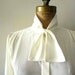 vintage CREME DE LAiT secretary top