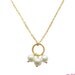 Zara morning dew pearls necklace -18k vermeil gold