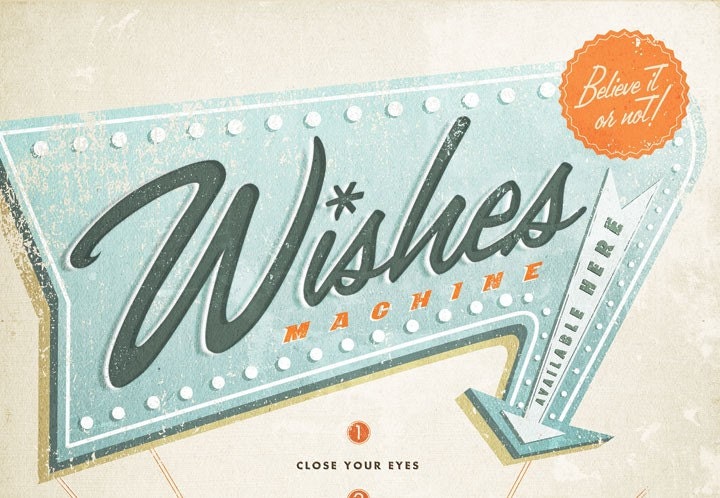 Wishes Machine 13x19 -Pep Art- Collection