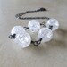 Quartz Crystal Necklace With Oxidized Sterling Silver by beadsme