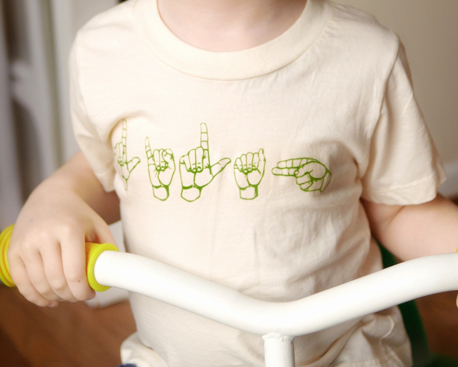 Toddler Sign Language Shirt, Personalized Name T Shirt,  Sign Language, Name Shirt, Organic