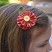 Red Flower Hair Clip