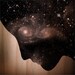 Astronomy Art - Self Portrait - Outer Space 5x7 Print