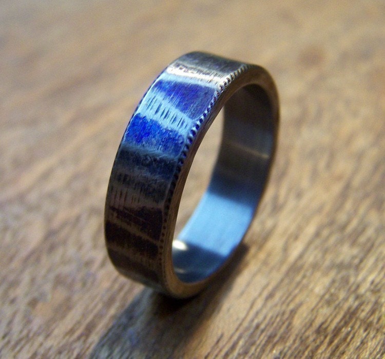 Titanium Wedding Ring- The Dirty Titanium Ring
