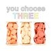 YOU CHOOSE THREE colorful Confetti garlands