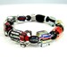 Barcode - Bracelet - Red, Black, Clear