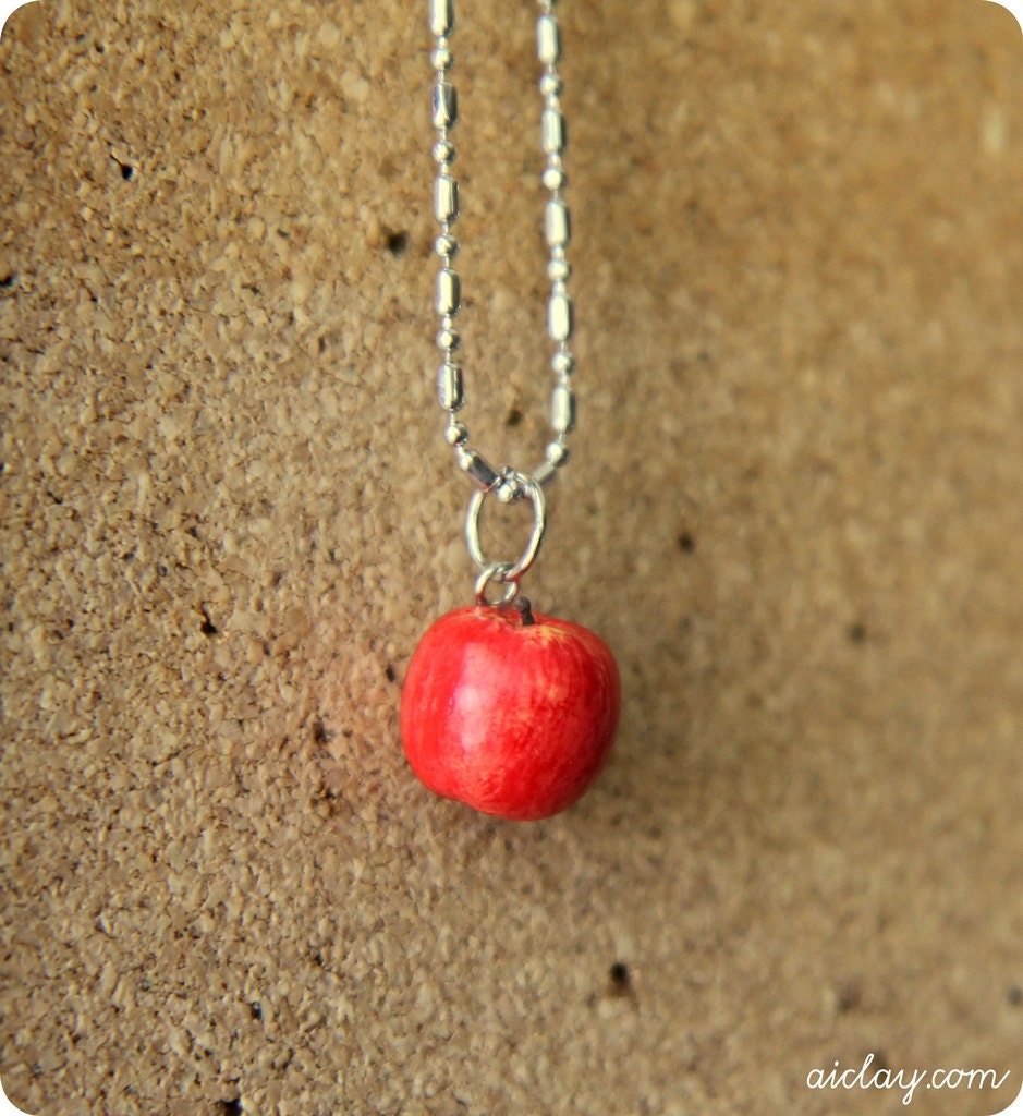 Pendant - An apple a day.. you know the rest.