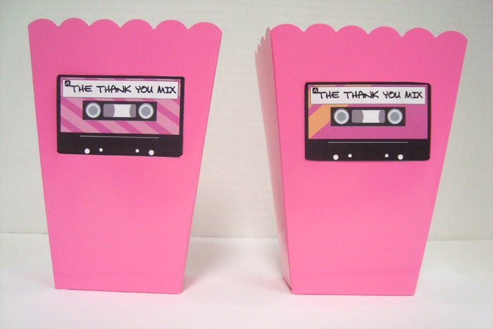 Mix Tape Favor Tags - DIY Printable Parties
