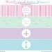 Wonderland Bottle Wrappers - DIY Printable Parties