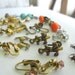 Vintage Screw Back, Clip On and Pierced Earring Bases or Studs for Your Crafting Pleasure