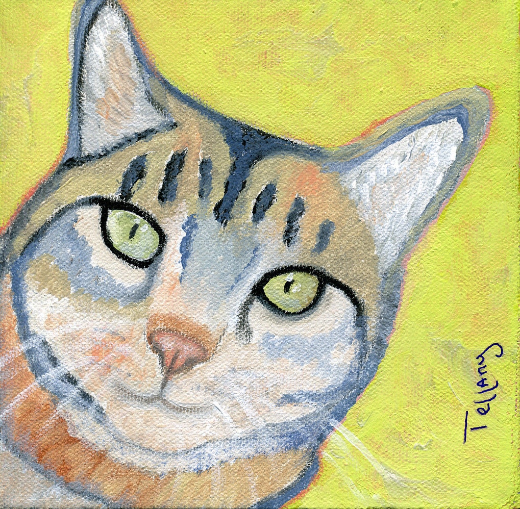 Luvee Kitty - Original Painting