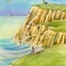 Original 8x10 Painting -- Walk to the lighthouse