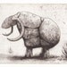 Rock Monster etching