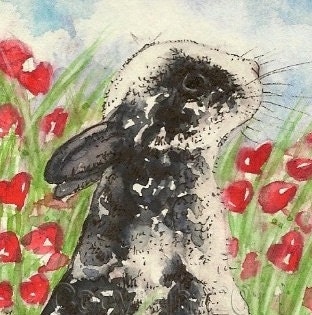 Grow Love, Original ACEO Card